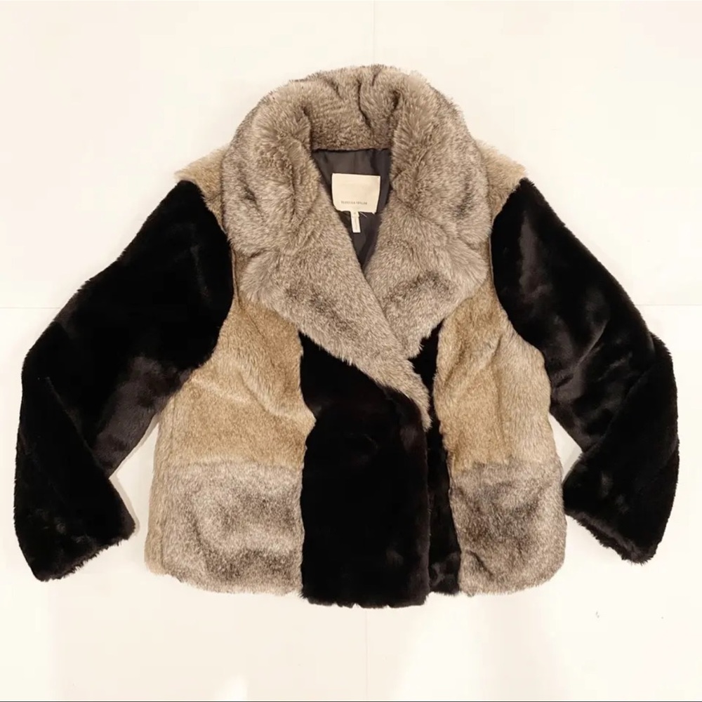 Rebecca Taylor Faux fur jacket